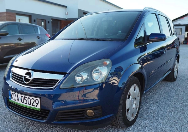 Opel Zafira cena 13900 przebieg: 227000, rok produkcji 2007 z Rzgów małe 497